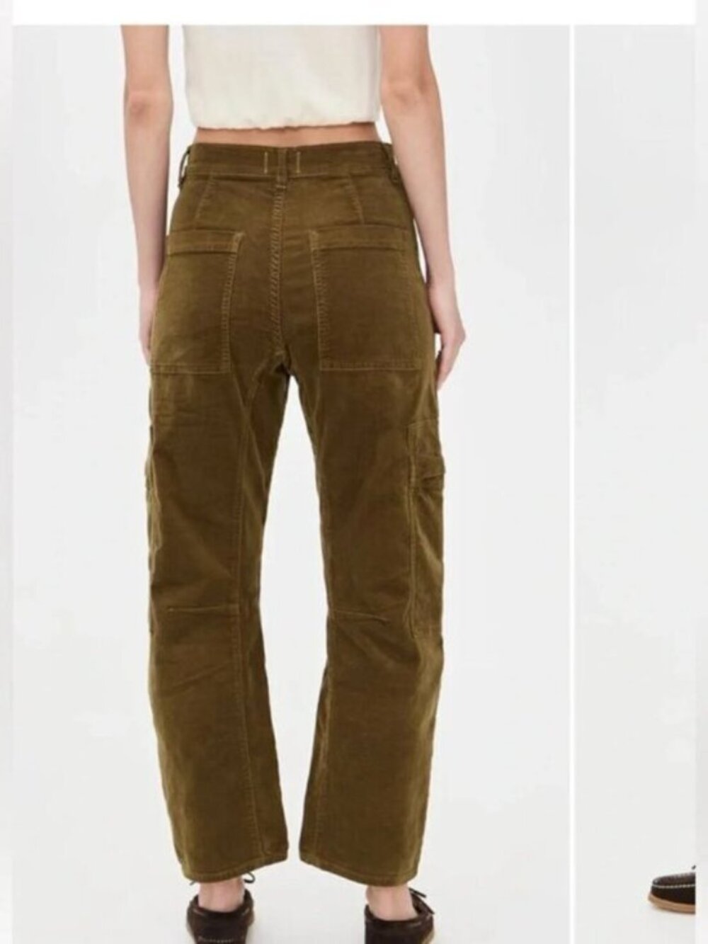 Citizens of Humanity Corduroy Marcelle Barrel Cargo Pants - Picture 2 of 9